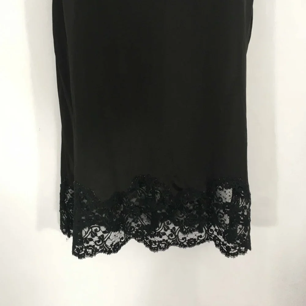 Fischer Heavenly Lingerie Vintage Black Lace Full Slip, 32 bust‎ - Picture 3 of 9